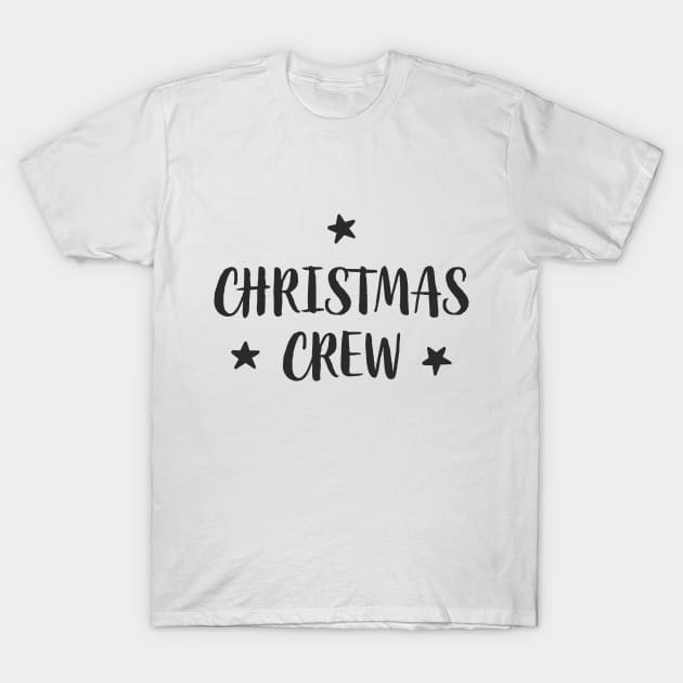 Christmas Crew Stars Christmas Gift Team T-Shirt by FrauK